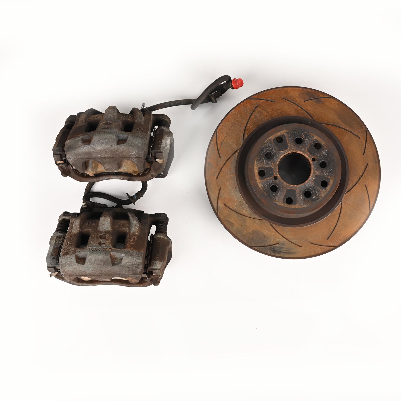 Front Big brake kit 310mm with slotted rotors suit 03-09 Subaru Liberty GT