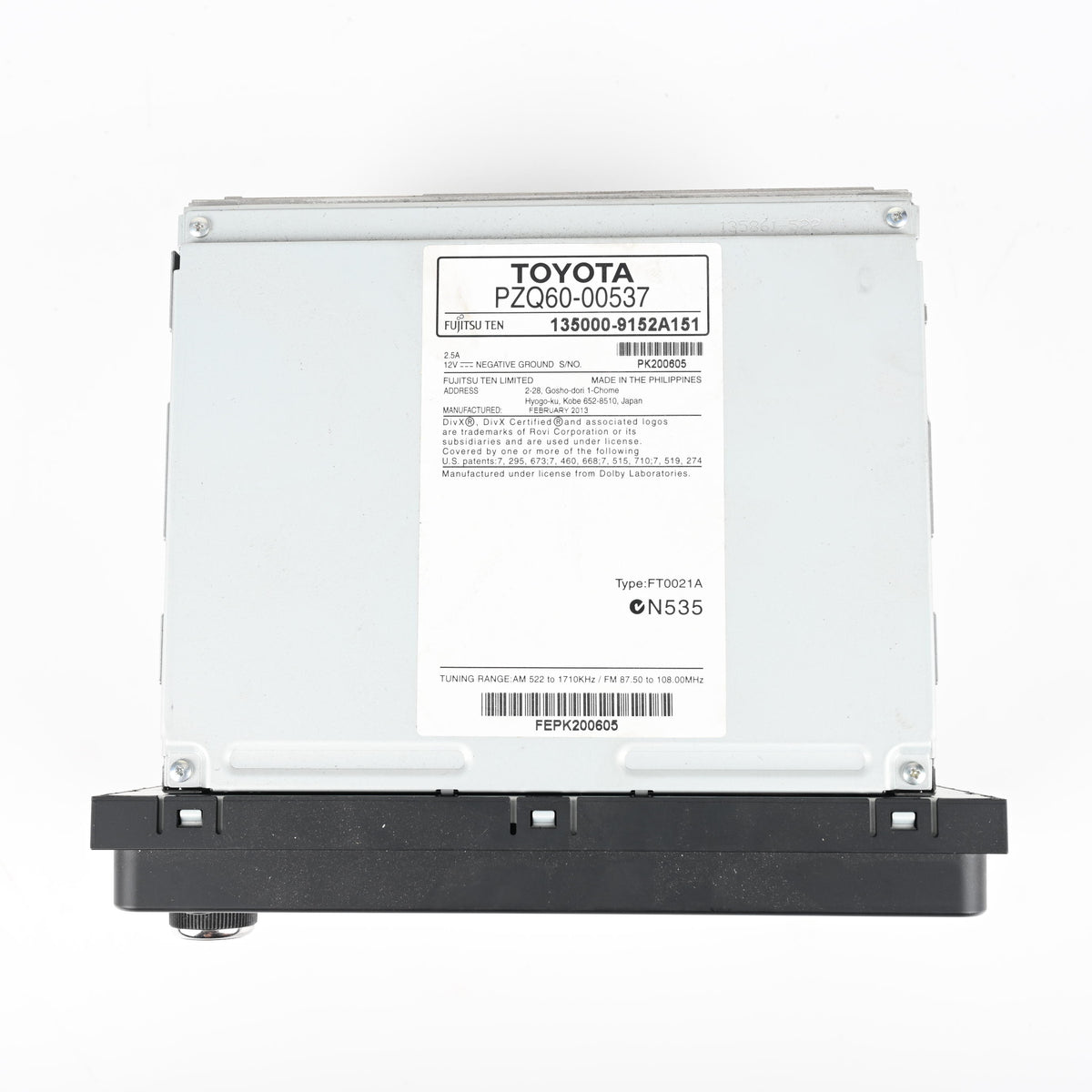 GPS head unit OEM Suit 12-21 Toyota 86 & BRZ