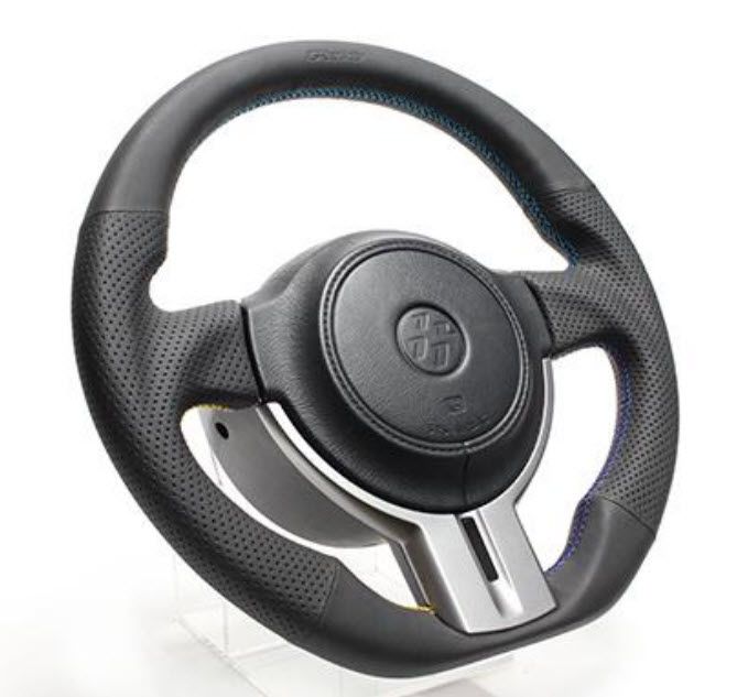 GREDDY STEERING WHEEL ALL LEATHER 3 COLORS STITCH ZN6/ZC6 EARLY MODEL  8/16